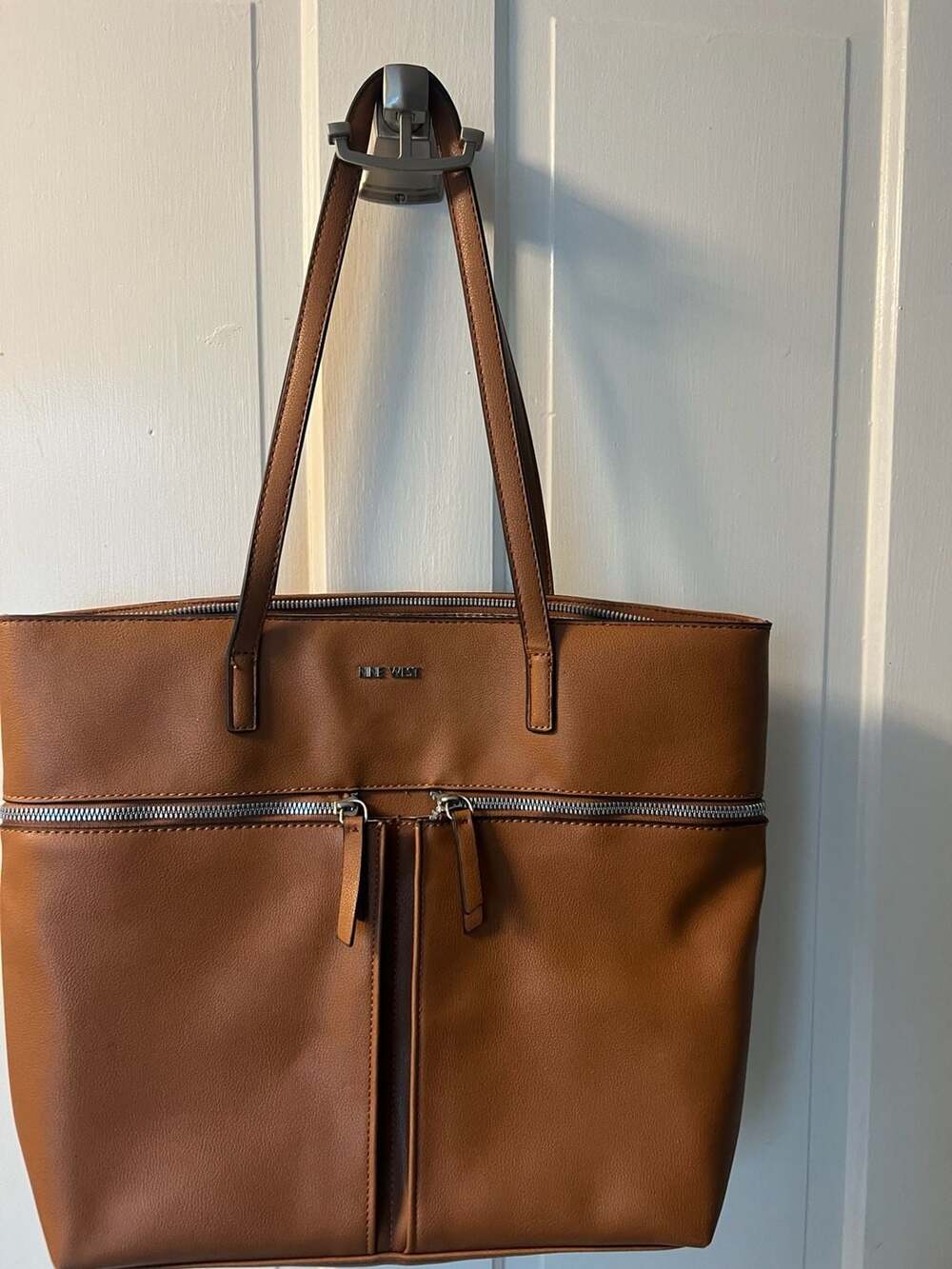 Nine West Coralia Tote Handbag Pecan